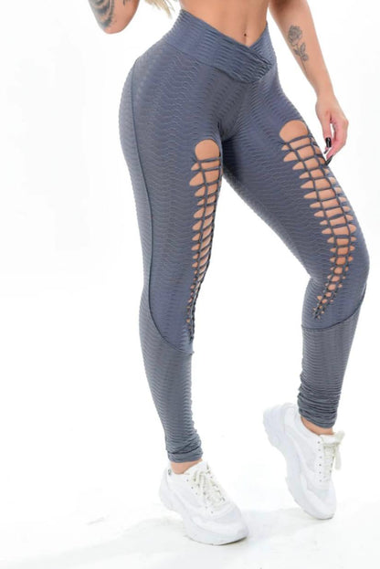 ACESS GRAY PRINTED LEGGINGS